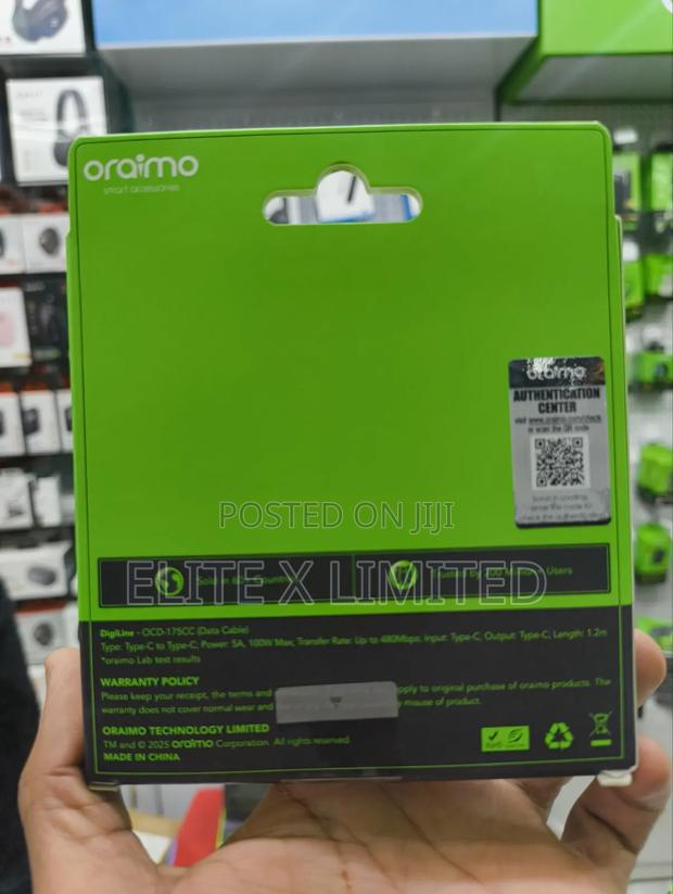 Oraimo Digline 100w Ocd-175cc Cable - thumbnail 2