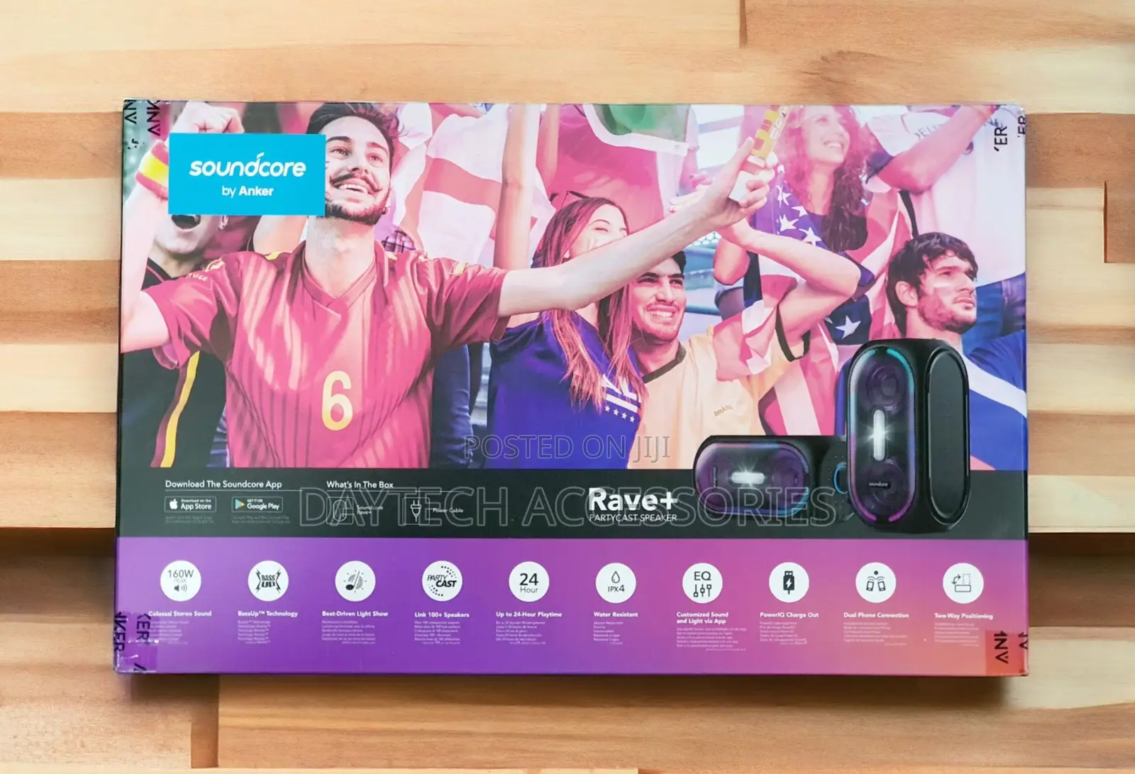 Soundcore Rave+ – 160w Ipx5 Water Resistant Bluetooth Speaker