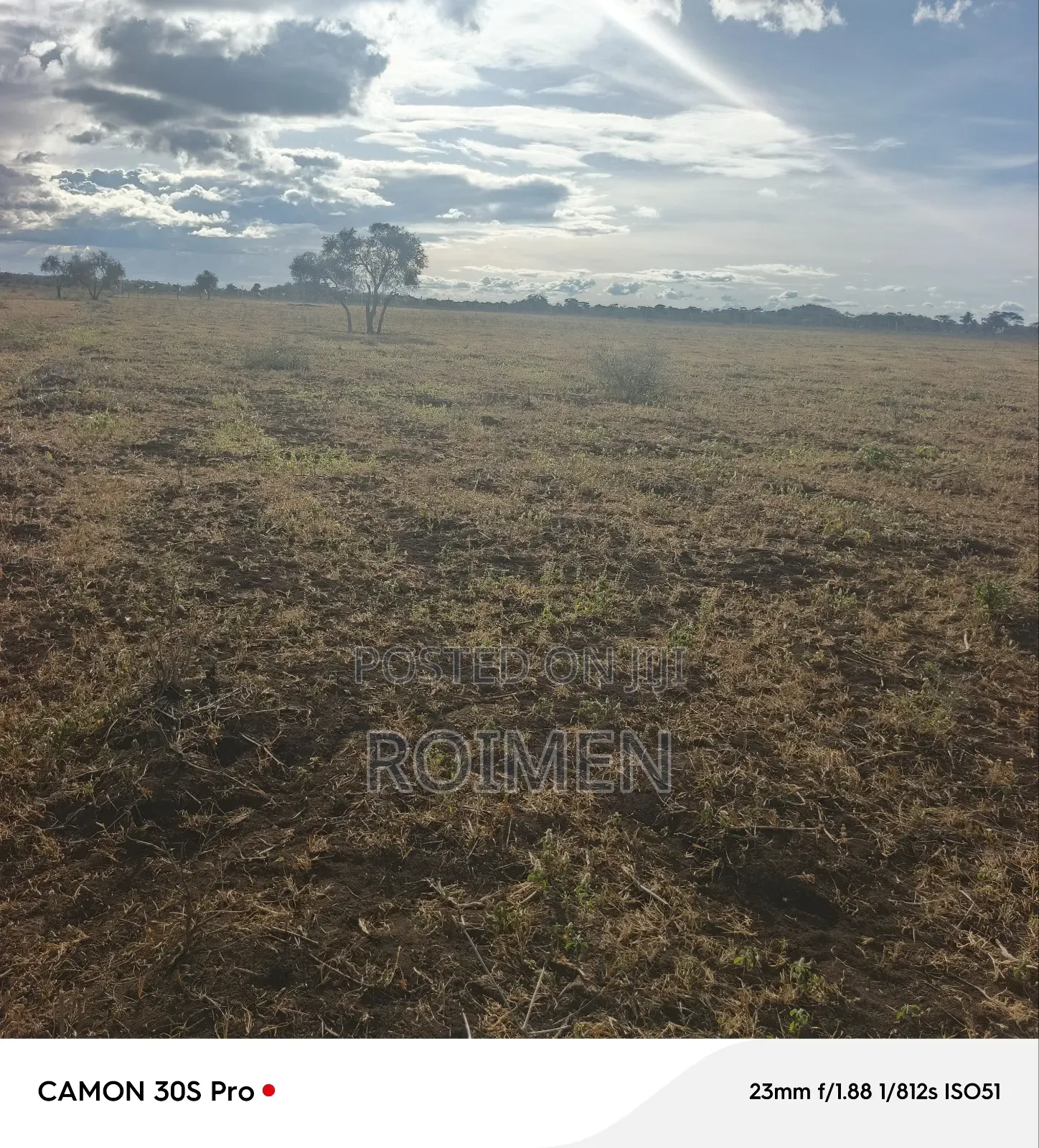 10 Acres Land With Water Supply and Few Meters From Main Road