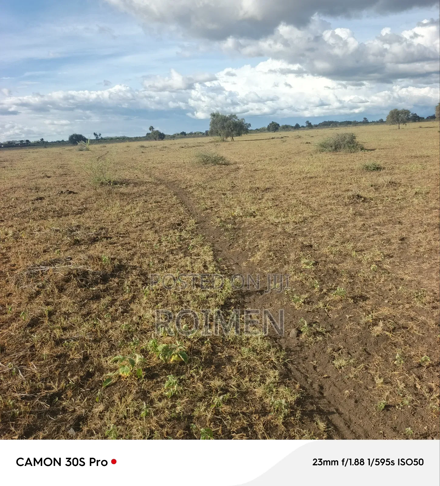 10 Acres Land With Water Supply and Few Meters From Main Road
