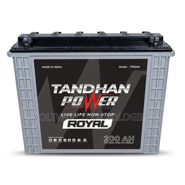 Tandhan Power Royal 200ah Tall Tubular Battery
