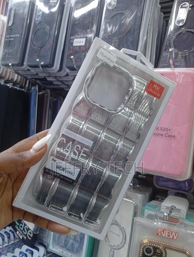 iPhone 15 Pro Max Woven Grid Lattice Phone Case - thumbnail 2