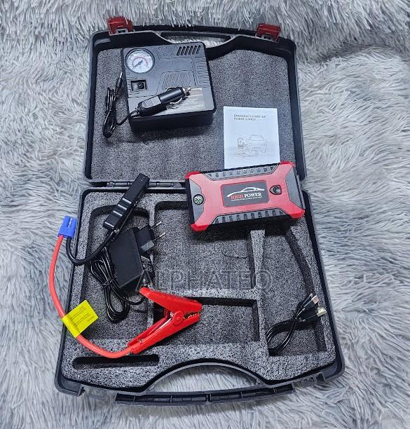 Portable Jump Starter for Car Battery With Pump