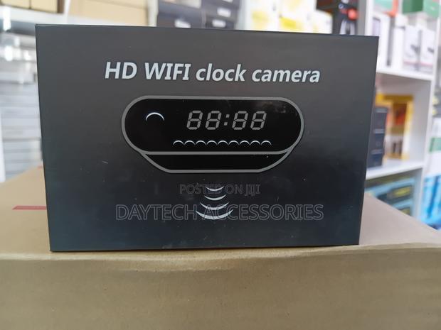 Wifi Table Clock Hidden Spy Camera With 1080p Full Hd