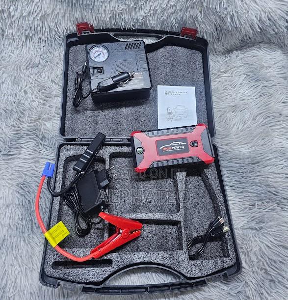 Portable Car Jump Starter With Tire Inflator Pump