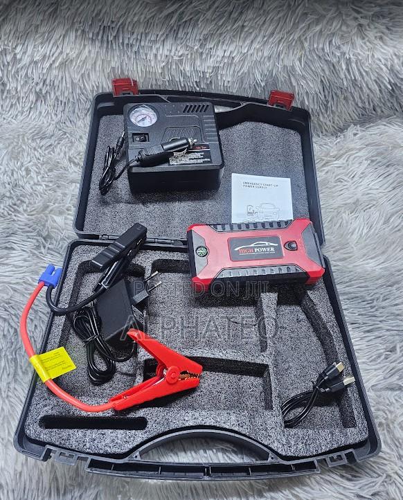 Jump Starter With Air Pump Power Bank for Car