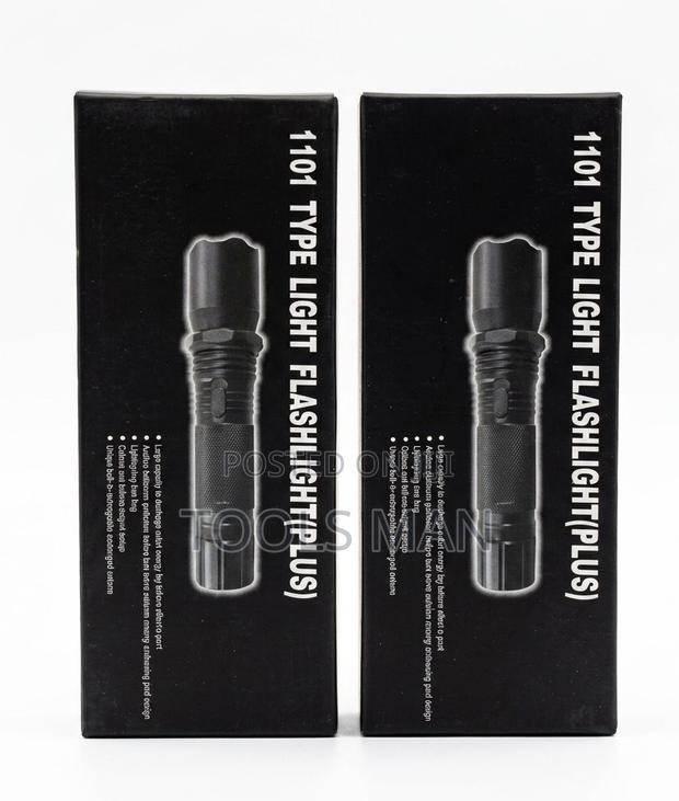 1101 Type Light Flashlight Plus-Heavy Duty Rechargeable Security Torch