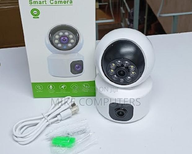 Sim Card 4g Camera Indoor Dual Lens Wifi Smart