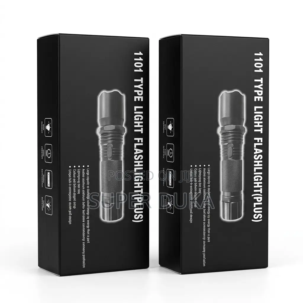 Heavy Duty Rechargeable Security Torch.1101 Type Light Flashlight Plus