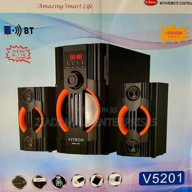 *Vitron Woofer V5201 2.1 User-Friendly Audio System With Versatile