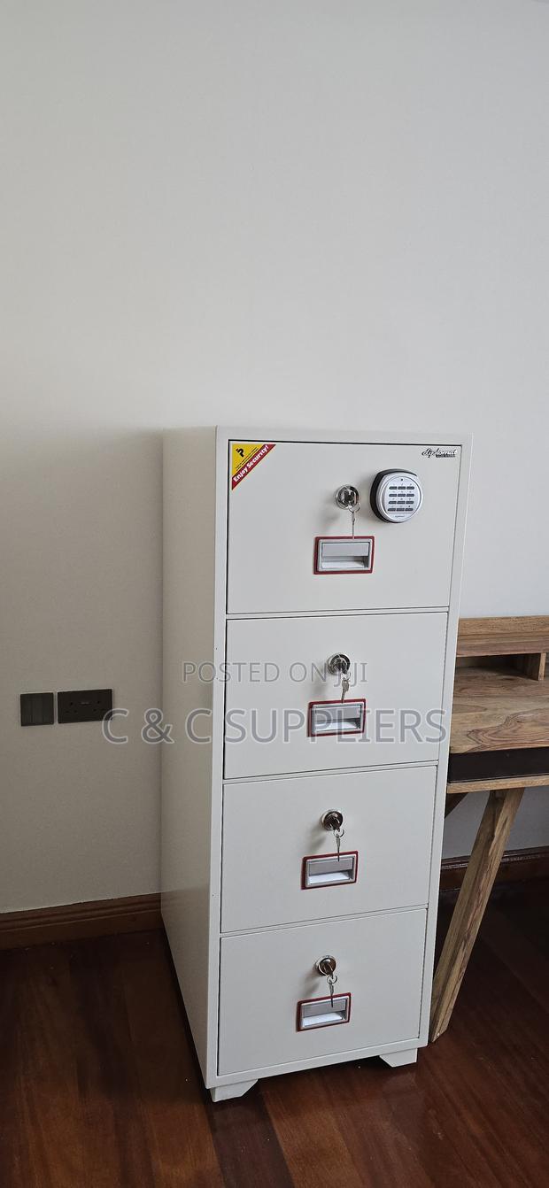 Storage Cabinets; 4-Drawers Fireproof Seek Cabinet - thumbnail 4