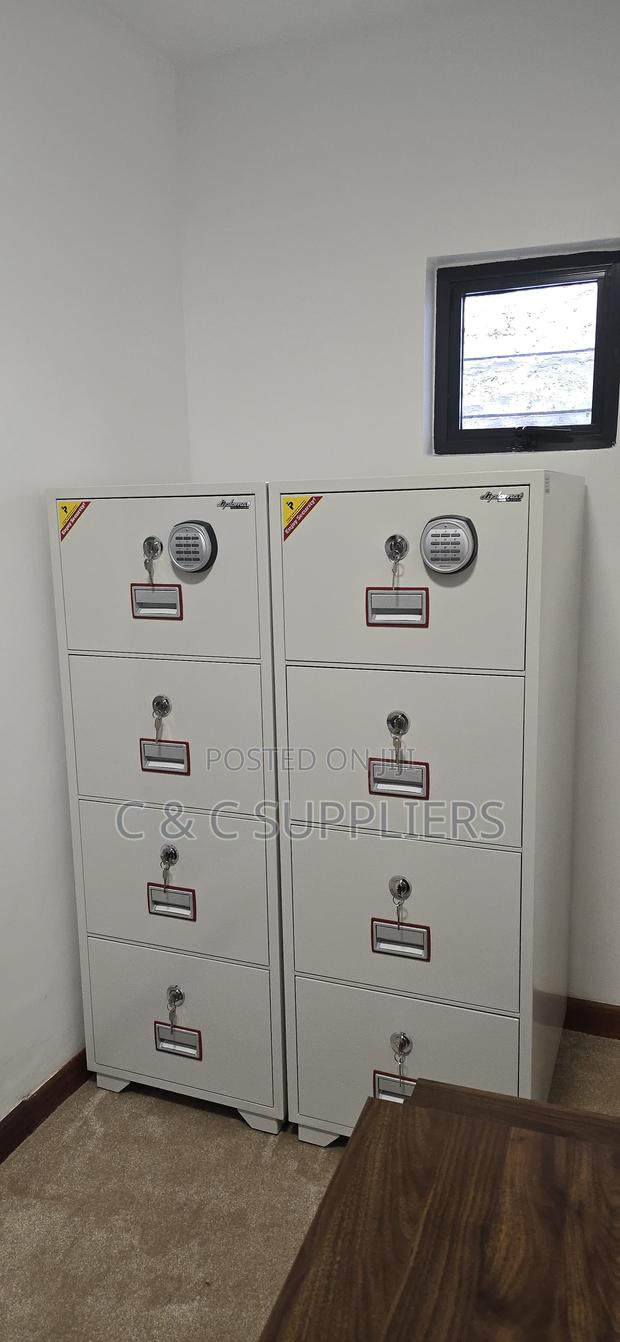Storage Cabinets; 4-Drawers Fireproof Seek Cabinet - thumbnail 5