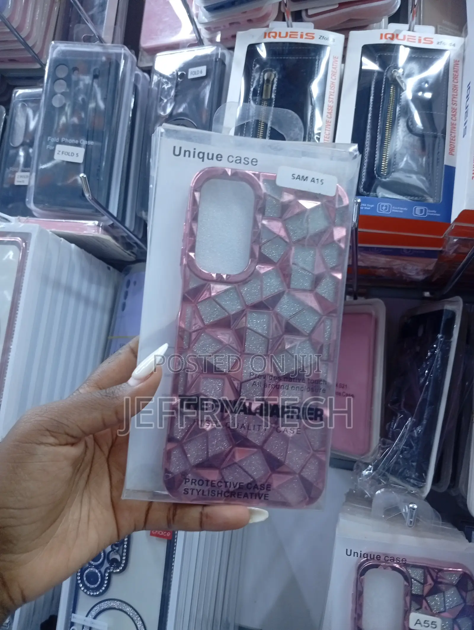 iPhone 16 Pro Purple Glitter Phone Case