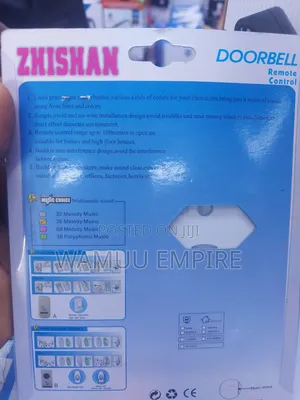 Wireless Remote Control Doorbell Kit.