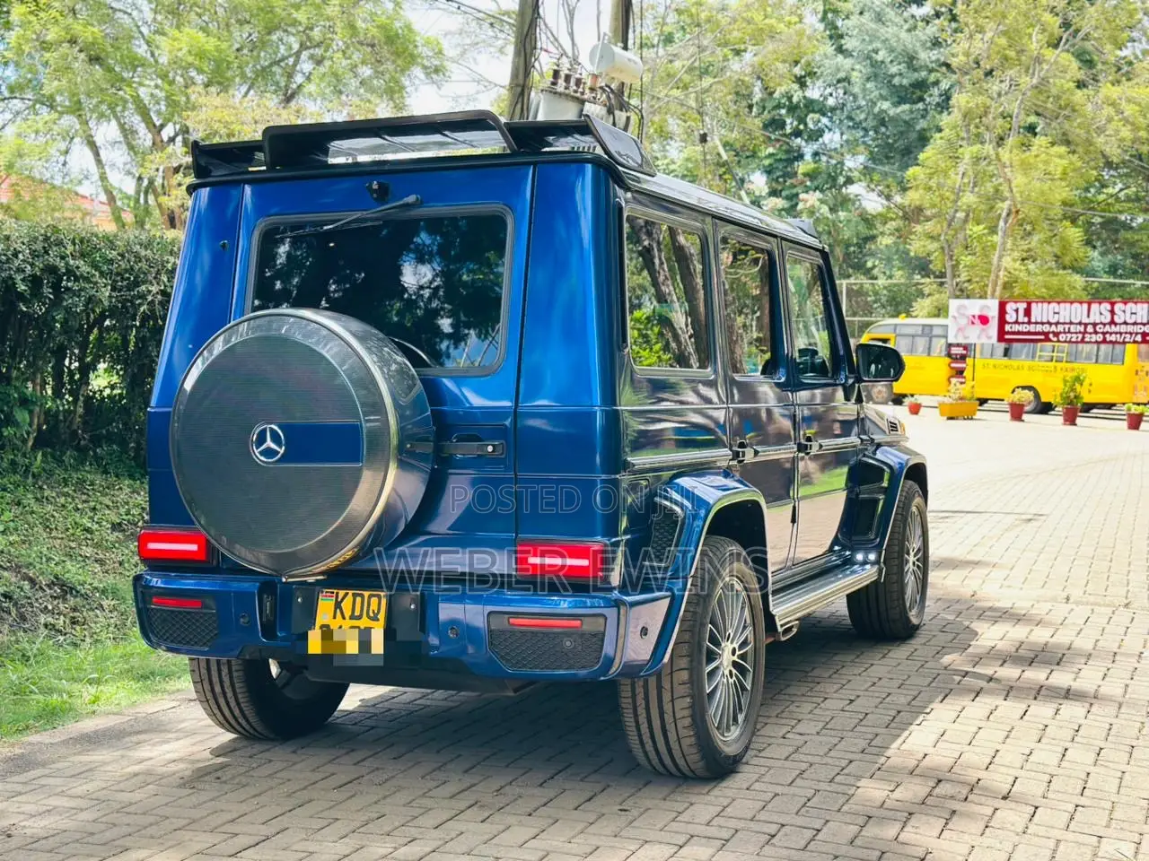 Mercedes-Benz G-Class G 350 d 2016 Blue