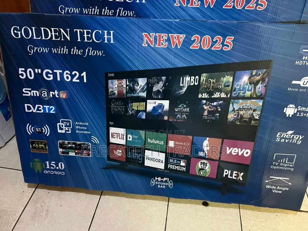 
Golden Tech 50 Inches Smart Android Digital Tv