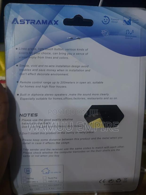 Astramax Digital Wireless Doorbell Kit. - thumbnail 3