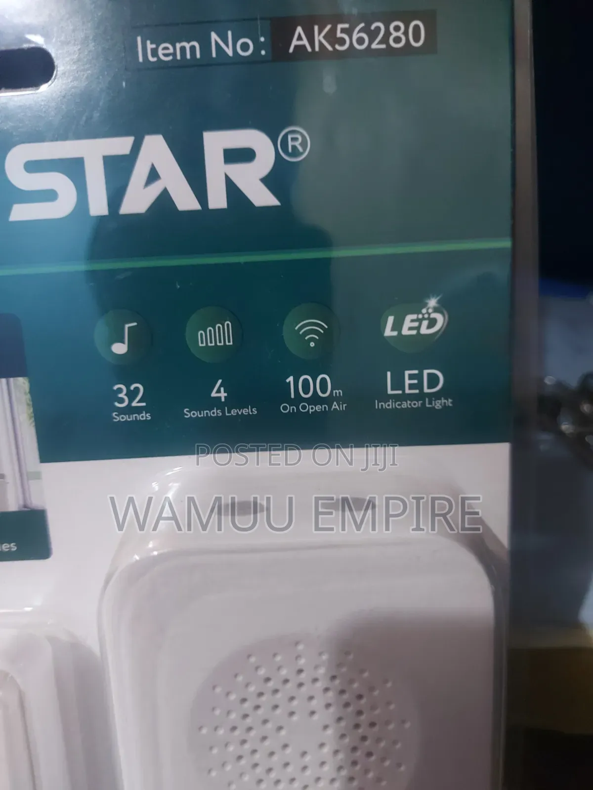 Akko Star Wireless Doorbell (Model Ak56280).