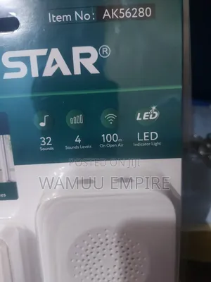 Akko Star Wireless Doorbell (Model Ak56280).