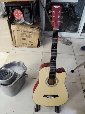 Wood Acoustic Guitar