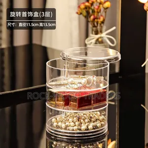 Rotating Transparent Jewerelly Box
