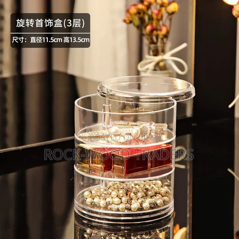 Rotating Transparent Jewerelly Box