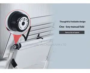 1.2m White Foldable Mobile Conference Table