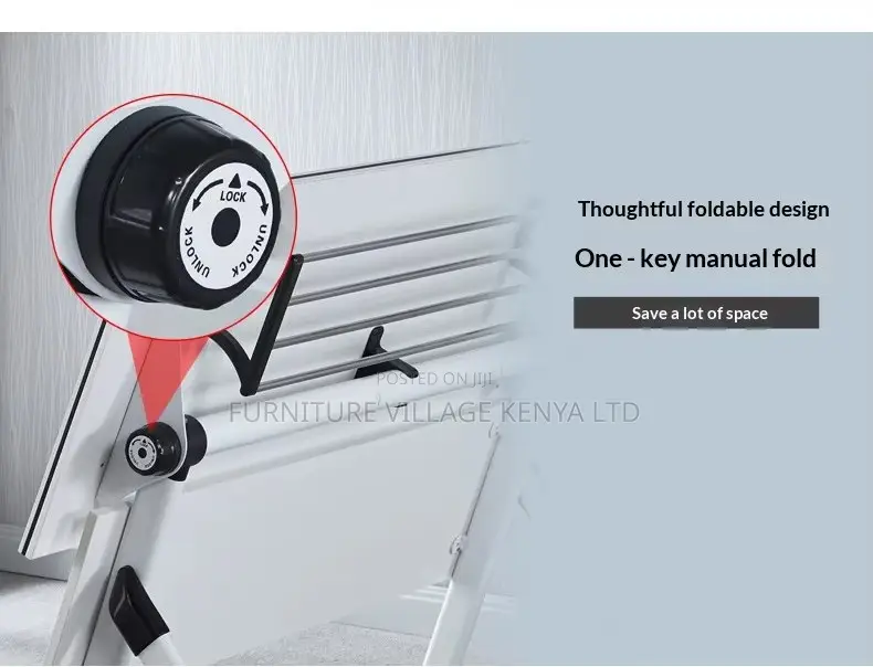 1.2m White Foldable Mobile Conference Table