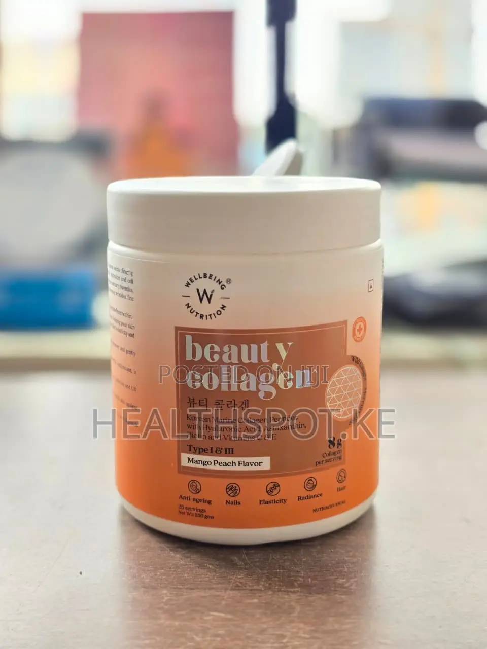 Marine Collagen With Hyaluronic Acid, Astaxanthin,Biotin,Vitamin C E