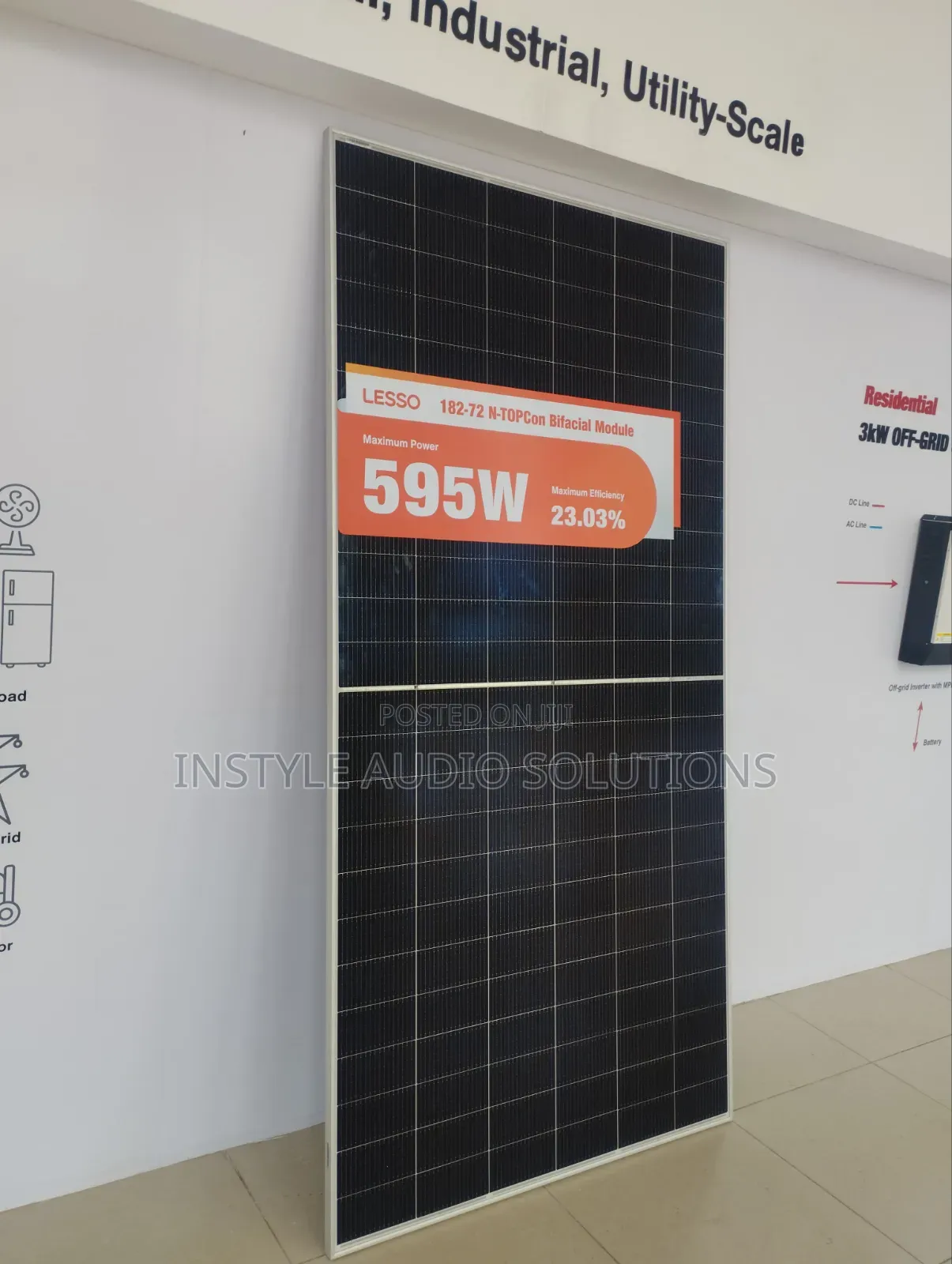 595w Bifacial Monocrystalline All Weather Solar