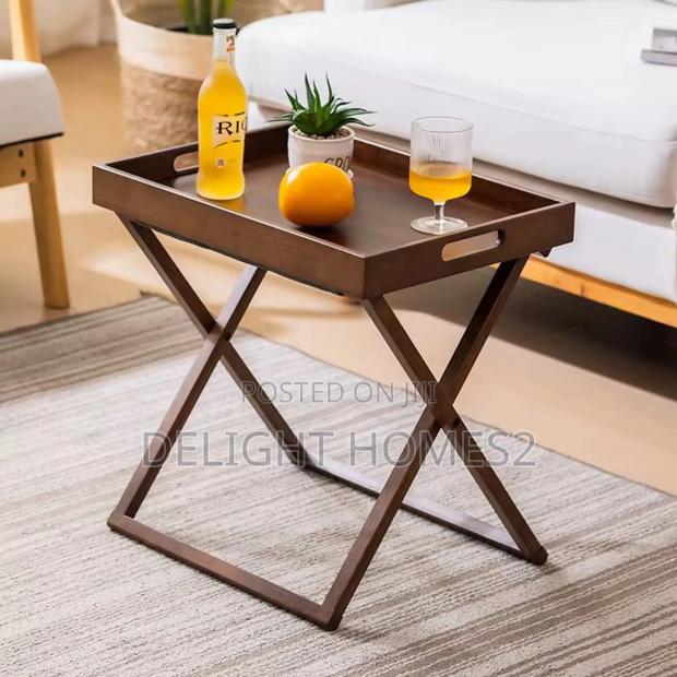 Foldable Wooden Side Table_ge