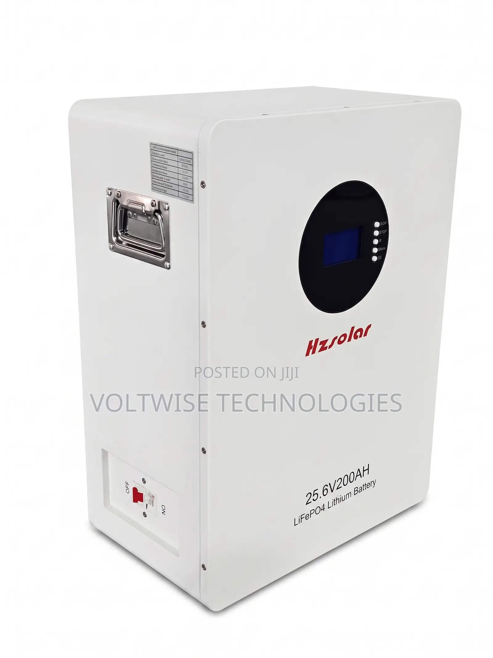 Hzsolar 25.6v 200ah Lifepo4 Lithium Battery – High-Performance Storage
