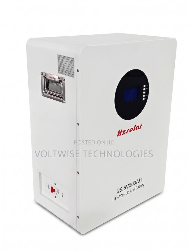 Hzsolar 25.6v 200ah Lifepo4 Lithium Battery – High-Performance Storage