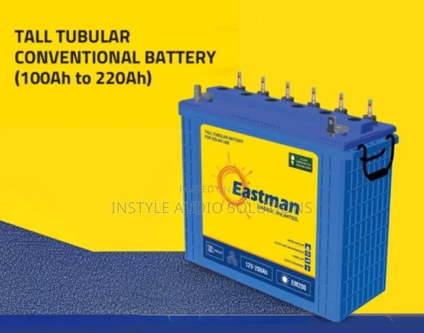 Eastman 220ah - 12v Flooded Tubular Solar Battery