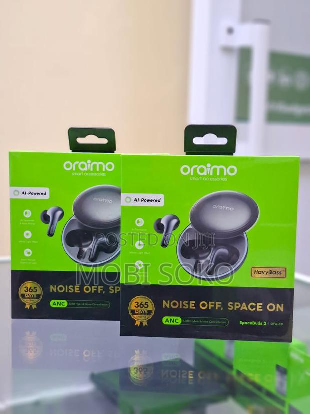 Oraimo Spacebuds 2 Ai Smart 45hrs Playtime True Wireless Earbuds - thumbnail 2