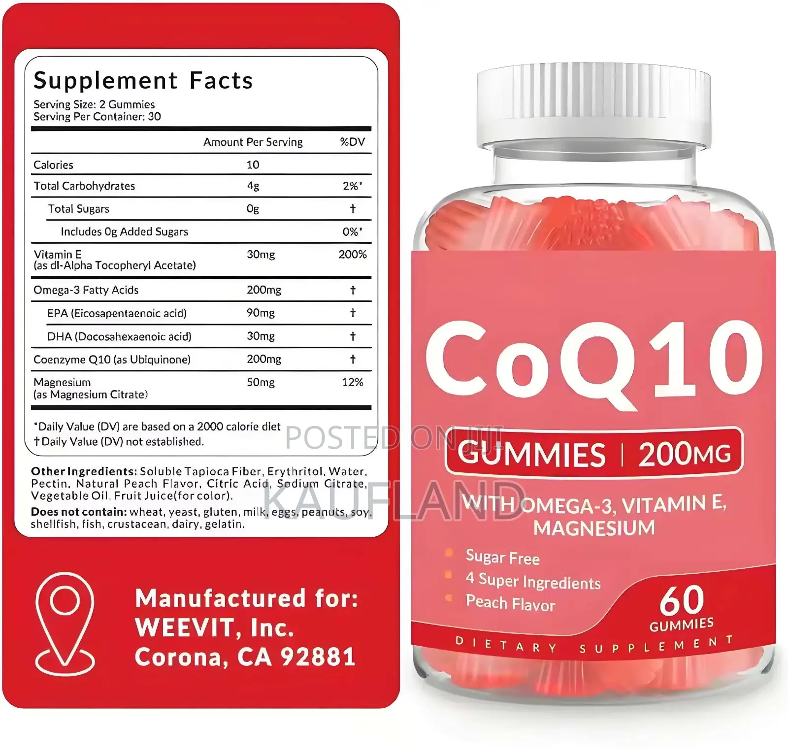 Health Gummies Supplements: B12, Coq10, Apple Cider Vinegar