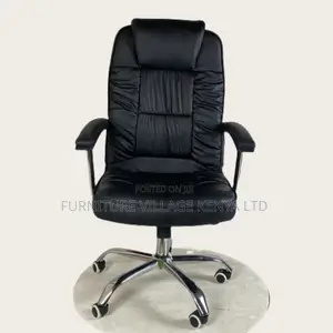 Swivel Leather Home Office Study Desk Chair