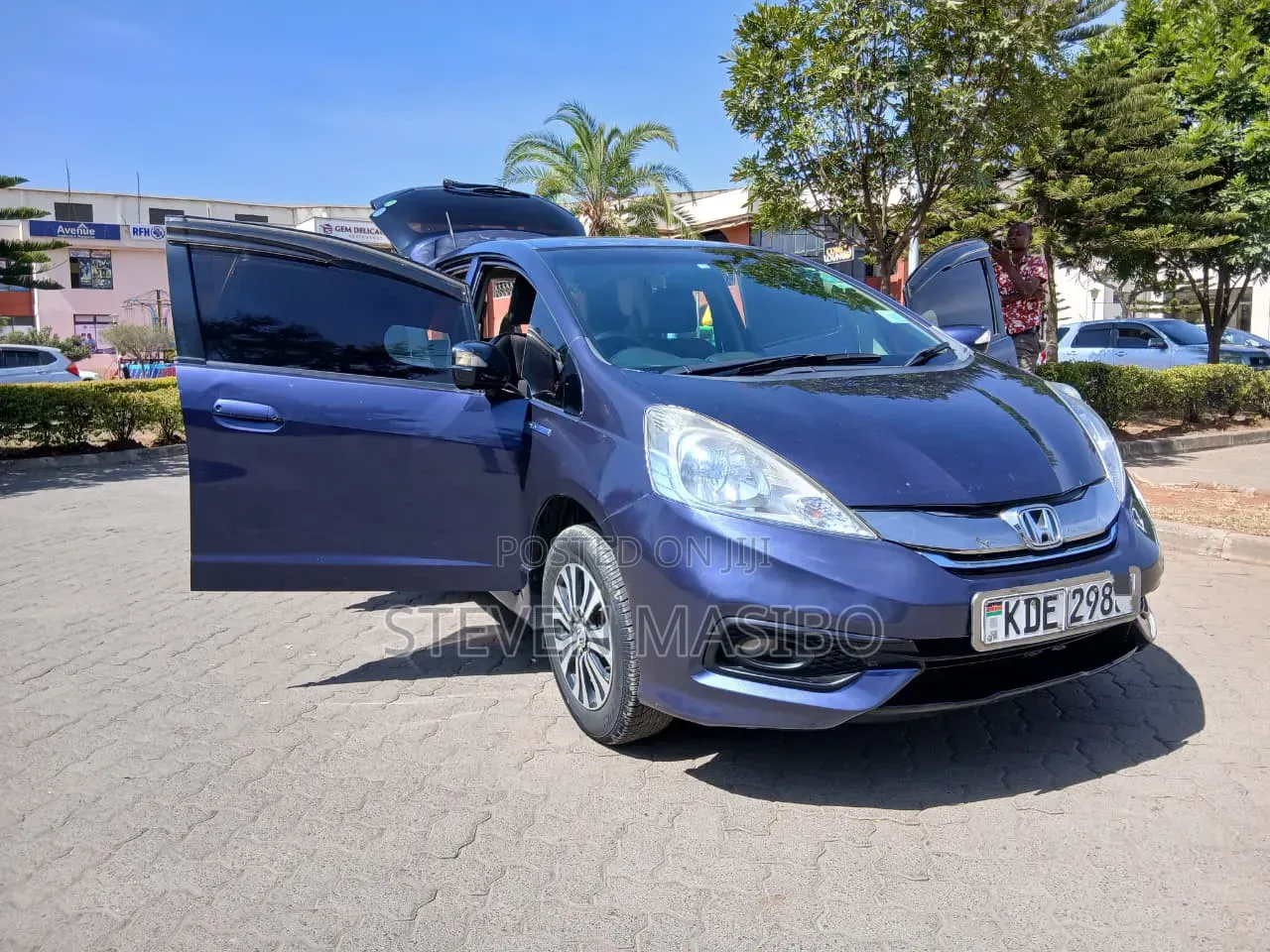 Honda Fit Shuttle 1.3 Hybrid 2WD 2014 Blue