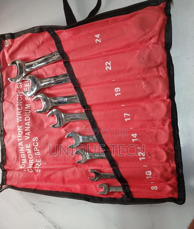 8pc Combination Wrench Spanner Tool Kit 8–24mm