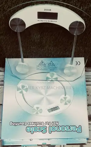 Clear Personal Bathroom Scale