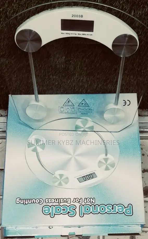 Clear Personal Bathroom Scale