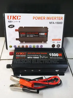 Ukc Car Inverter With Led Display 1500w. 12v