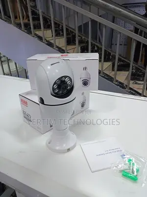 Wireless 360° Panoramic CCTV Wi-Fi PTZ Bulb Camera Home Surveillance