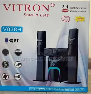 *Vitron V838 Woofer 3.1 Tall Boy Powerful Home Audio Experience