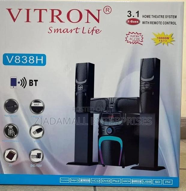 *Vitron V838 Woofer 3.1 Tall Boy Powerful Home Audio Experience