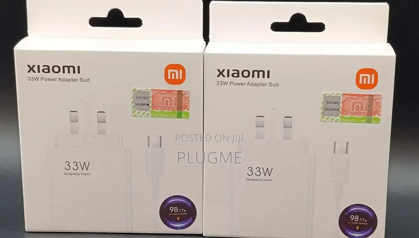 Original Xiaomi Type C 33w Fast Power Adapter Suite