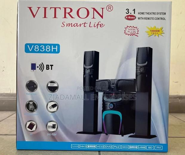 *Vitron V838 Woofer 3.1 Tall Boy User-Friendly Control and Versatility