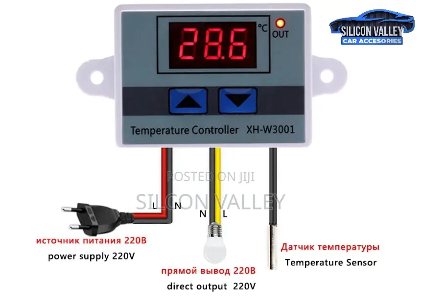 Incubator Digital Temperature Controller Thermostat Switch Xh-W3001