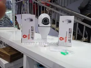 V380 Pro Dual Lens Nanny Bulb Wifi Camera