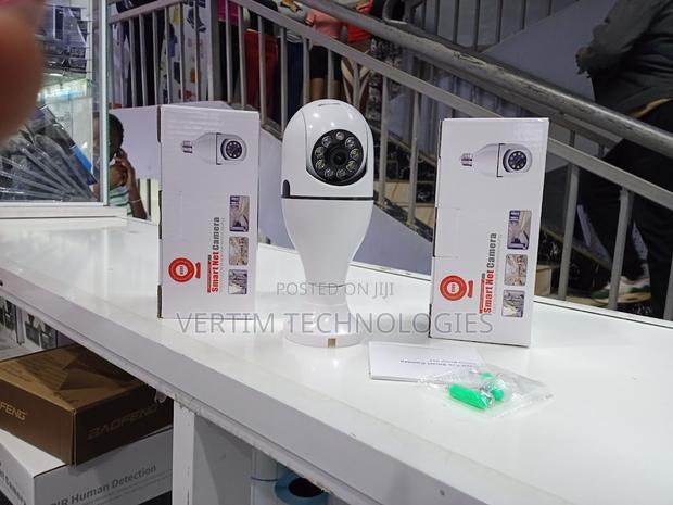 V380 Pro Dual Lens Nanny Bulb Wifi Camera